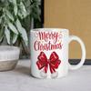 1pc 11oz Blank Ceramic Mug, Double-sided Printed Coffee Tea Cup, Glossy White Look, Ergonomic Handle, Kitchen-friendly, Ideal for Gifting
