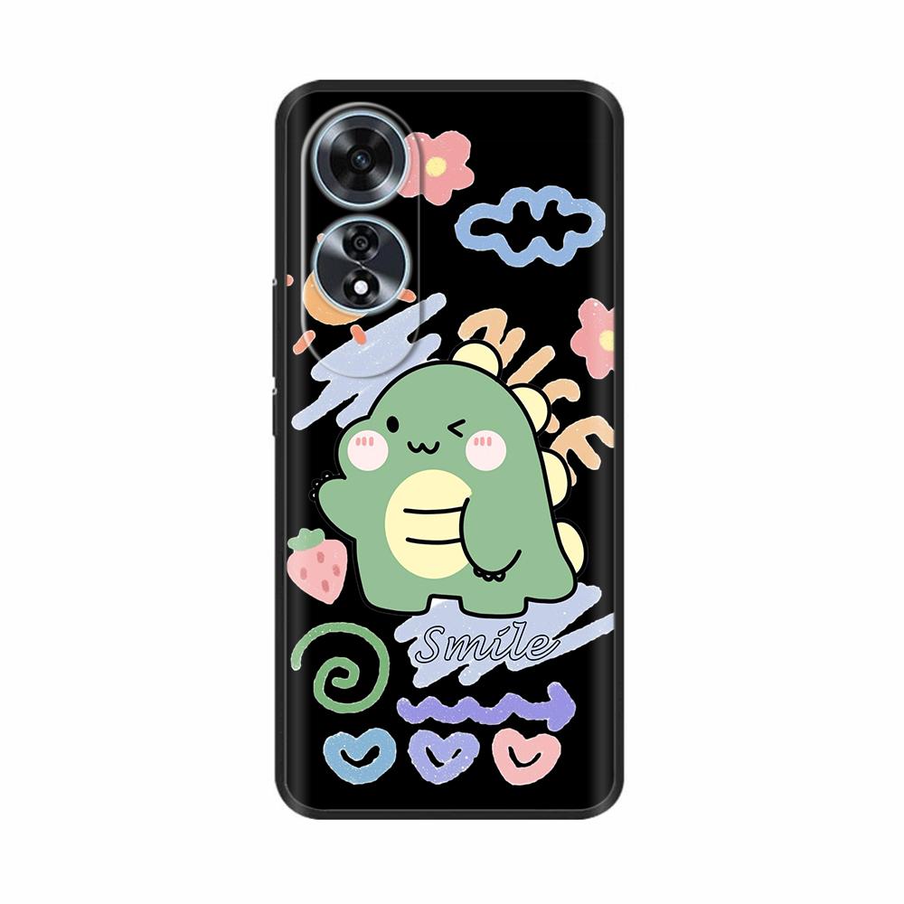For OPPO A60 4G Case Cute Cartoon Painted Phone Case For OPPO A60 Cover Fundas For Oppo A60 Mobile Case Coque Shockproof Shell