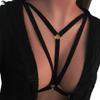 [brisand] Alluring Women Bra Elastic Cage Bra Strappy Hollow Out Bra Bustier