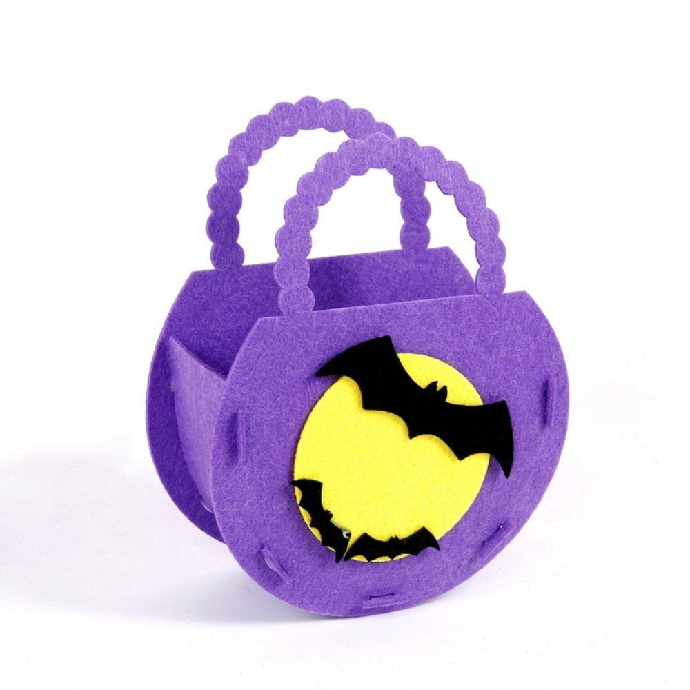 Тыква Тыква Ведро Нетканый Материал Летучая Мышь Конфетный Мешок Четыре Стиля Хэллоуин Мешок Привидения Хэллоуин Реквизит