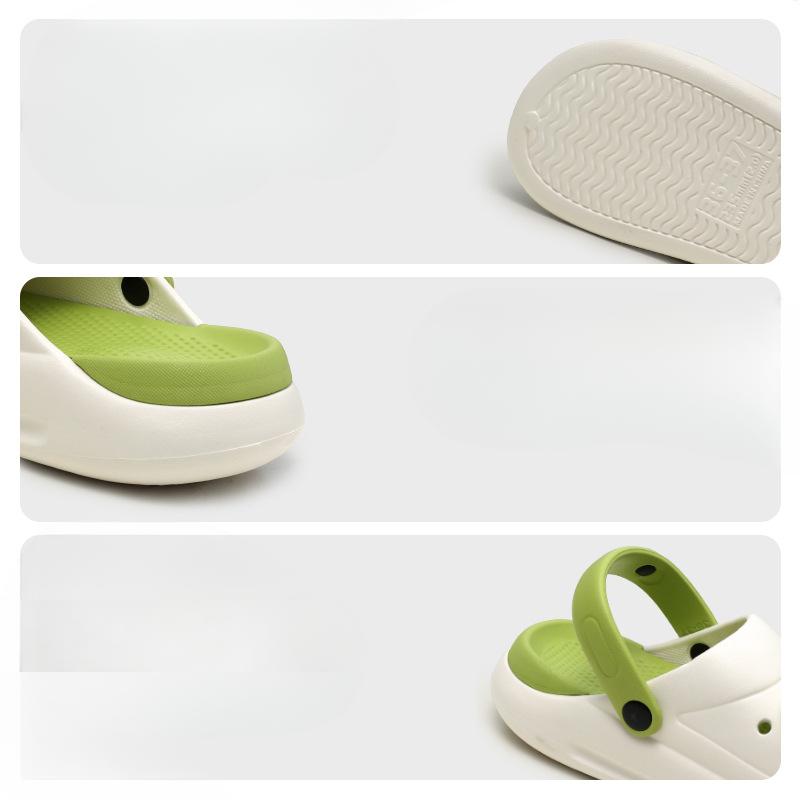 New Indoor Home Cartoon Anti-slip Crocs for Women's Shoes with A Feeling of Stepping On Feces