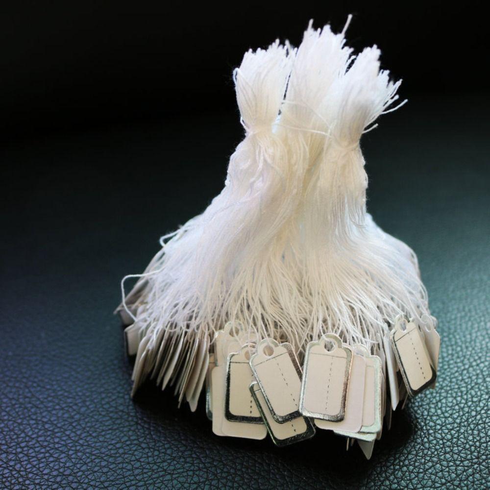 Card Paper Gold/Silver Edge Jewelry Price Labels Display Tool Jewellery Hangtags Hanging Tags