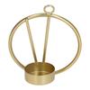 2pcs Wall Mounted Round Metal Candle Holder Iron Tealight Pillar Candlestick  Wedding Centerpiece