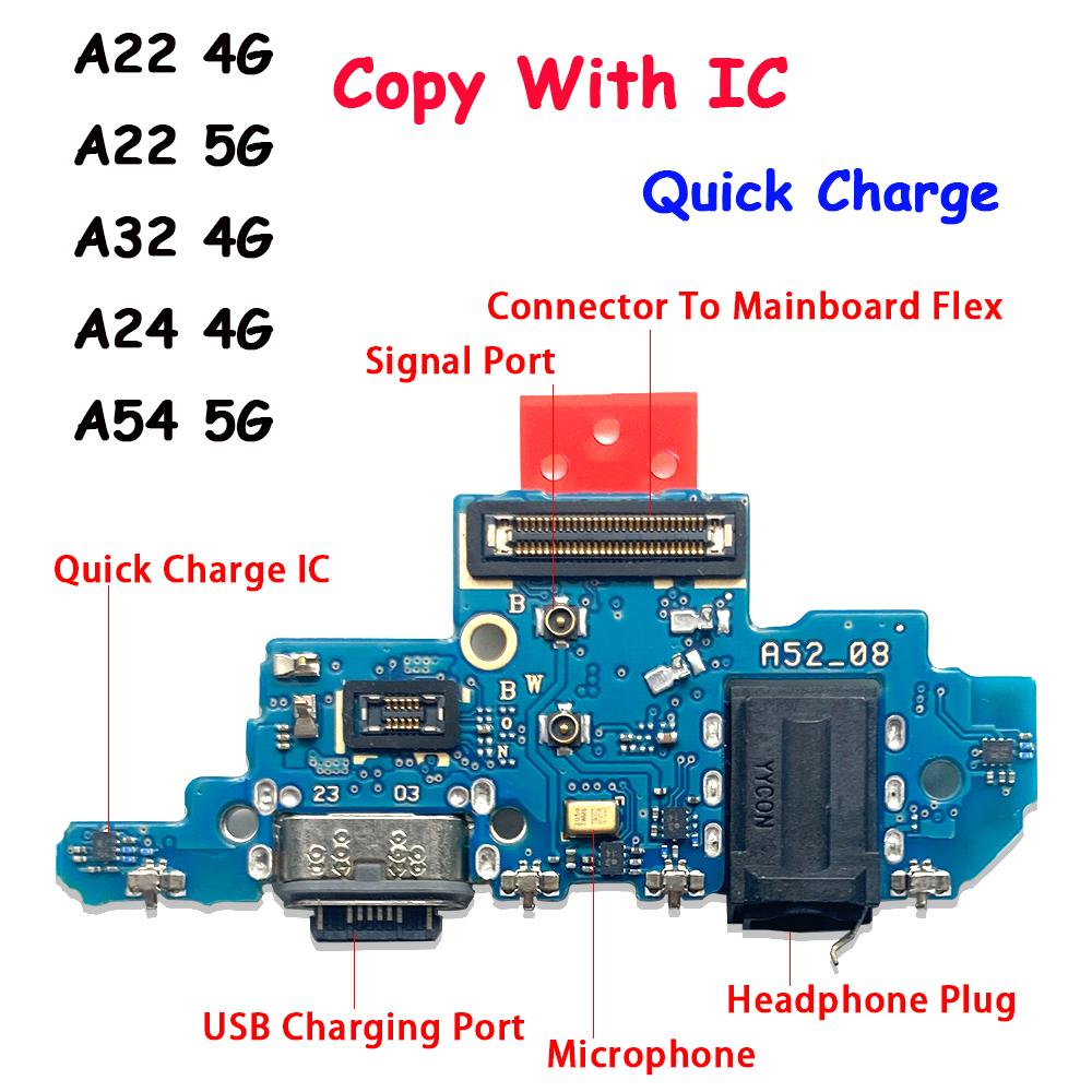 Новый порт USB для зарядки, док-плата, разъем, основной шлейф FPC материнской платы для Samsung A11 A11 A11 1G A11 с микрофоном