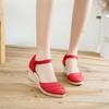 Women's Summer 2025 Wedge Heel Roman Sandals - Fashionable Korean Style