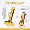 4 Pcs Cleaning Shovel Cutter Portable Paint Cleaning Knife with 40 Replacement SK5 Blade Glass Floor Tiles Scraper for Household