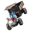 Радиоуправляемый трактор 2.4G 4WD с имитацией звука, эффектом распыления тумана, прочный, двойная батарея, синий