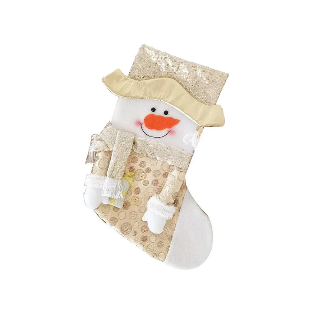 New Christmas Stockings, Santa Claus Velvet, Snowman, Reindeer, Fireplace Decorations, Holiday Gifts