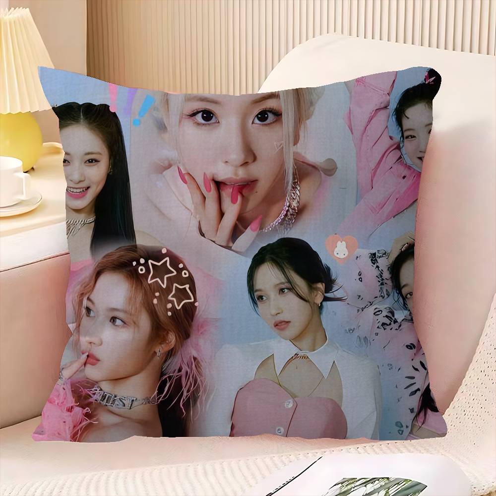 Холст Картина Kpop T-Twice Декоративная Эстетика Комнаты Наволочка Домашний Декор Спальня Диван-Кровать Диван Подушка Чехол 45x45