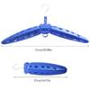 Multi-Purpose Snorkeling Suit Hanger Foldable Surfing Suit Hangers Wetsuit Hanger Folding Vented Hanger Diving Accessory