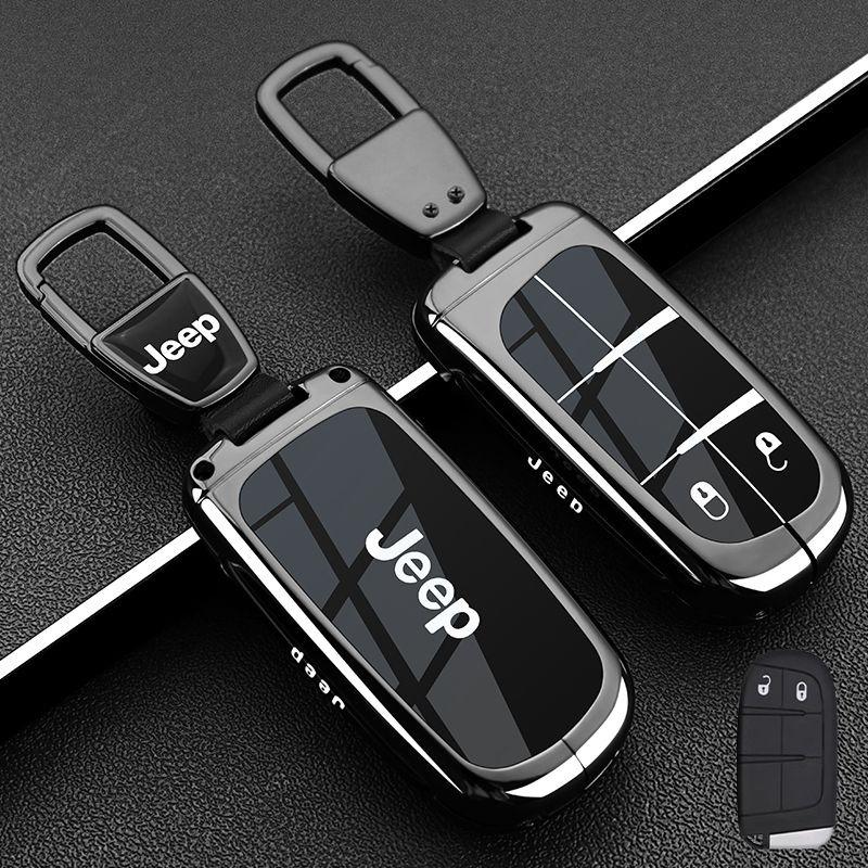Car Remote Key Case Cover Protect Shell Bag For Jeep Renegade Compass Grand Cherokee for Chrysler 300C Wrangler Accessories AKM1