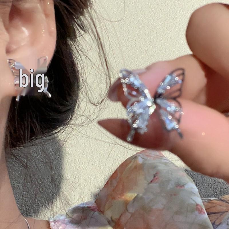 Влюбиться - Серьги-бабочки с розовым цирконом: Высококачественный, легкий, роскошный дизайн для женщин (2025)