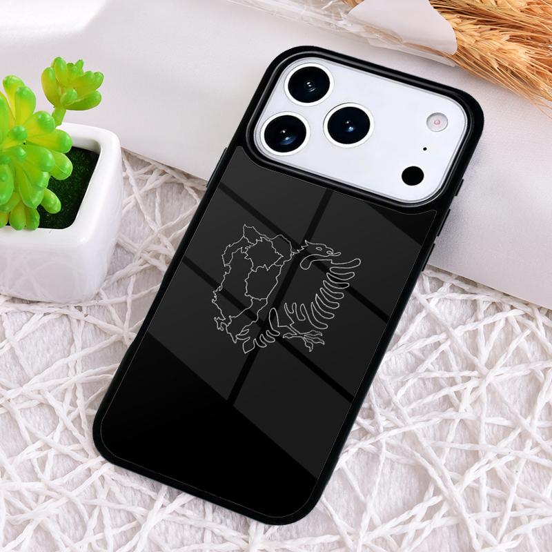 Мягкий чехол для телефона с орлом Флага Албании для iPhone 17 Air 16 15 11 12 14 13 Pro Max Ударопрочный чехол