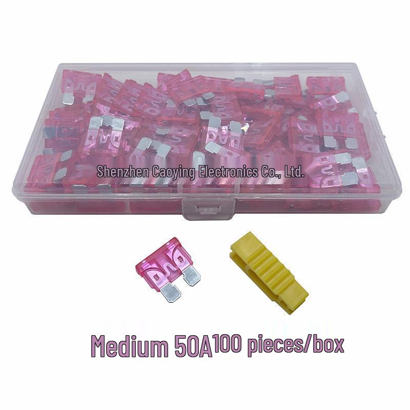 Набор автомобильных предохранителей: Ножевые предохранители малого, среднего и большого размера (1A, 3A, 10A, 15A)