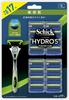 Hydro 5 Premium Sensitive Skin Club Pack 16 Replacement Shaving Razor for Men Silver (Holder (with Blade) + Blades)