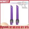 Pipe Crevice Cleaning Tool For Dyson V7 V8 V10 V11 V15 Vacuum Cleaner Replacement Parts Suction Gap Head With LED Light