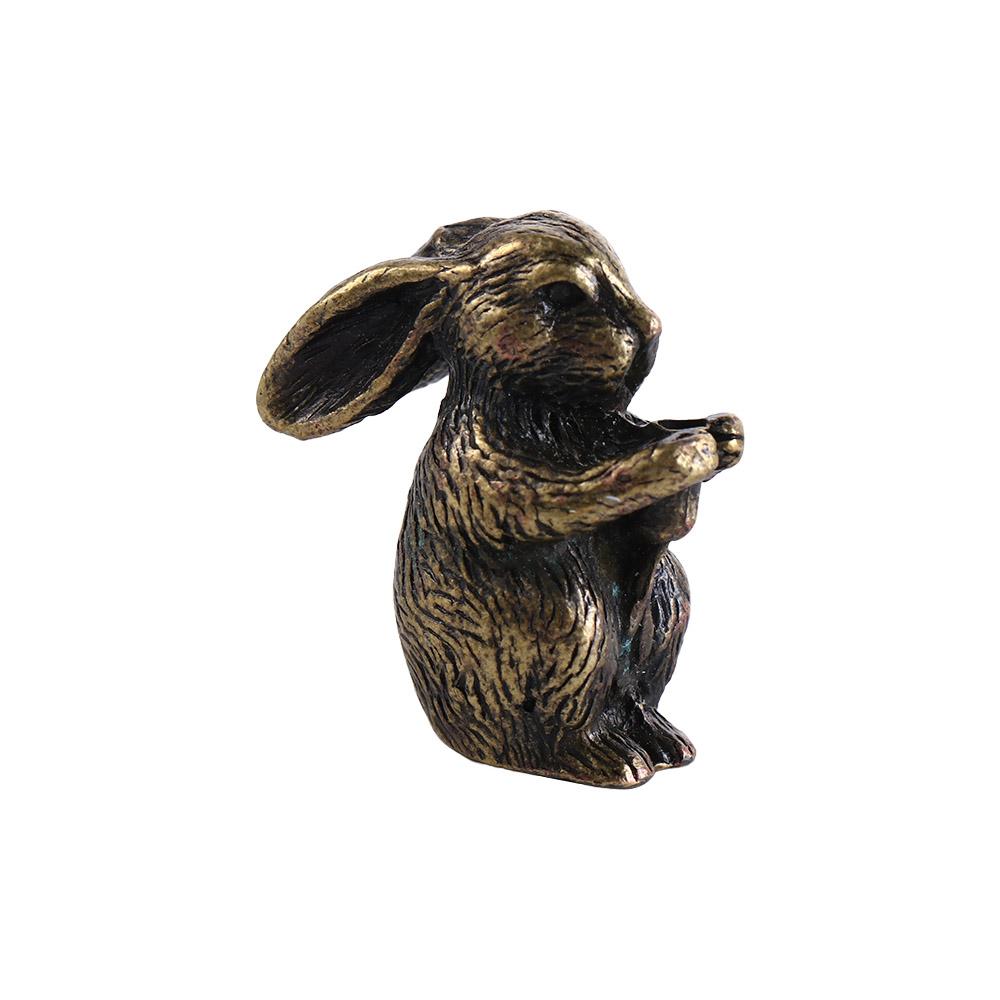 Металлический держатель для благовоний в виде кролика, изысканная аромакурительница, статуэтка кролика, подарочная гирлянда для благовоний