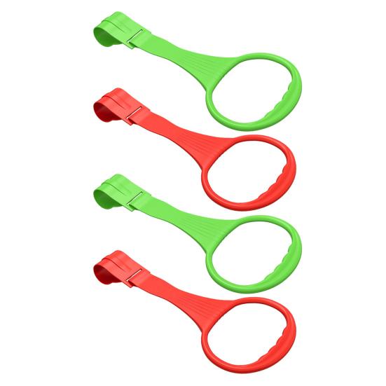 4 шт. детские подтягивающие кольца для упражнений при ходьбе, легкая установка, детский гимнастический стенд, вспомогательные кольца для вставания, милые