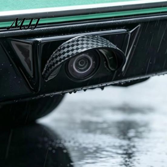 Защитный чехол от дождя для камеры заднего вида для Ford Maverick 2022-2026, Козырек для зеркала заднего вида для безопасности вождения, Мягкий ПВХ с рисунком под карбон