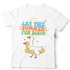 Summer Shirt Let The Summer Fun Begin Duck Float Unisex Kids Tee Cute Beach