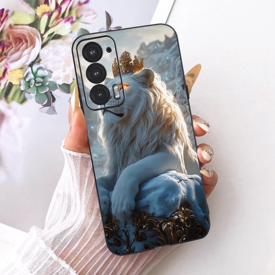 For Motorola Edge 20 Pro Case New Flower Butterfly Painted Cover Soft Silicone Case For Motorola Edge 20 Lite Edge20 Fusion Bags