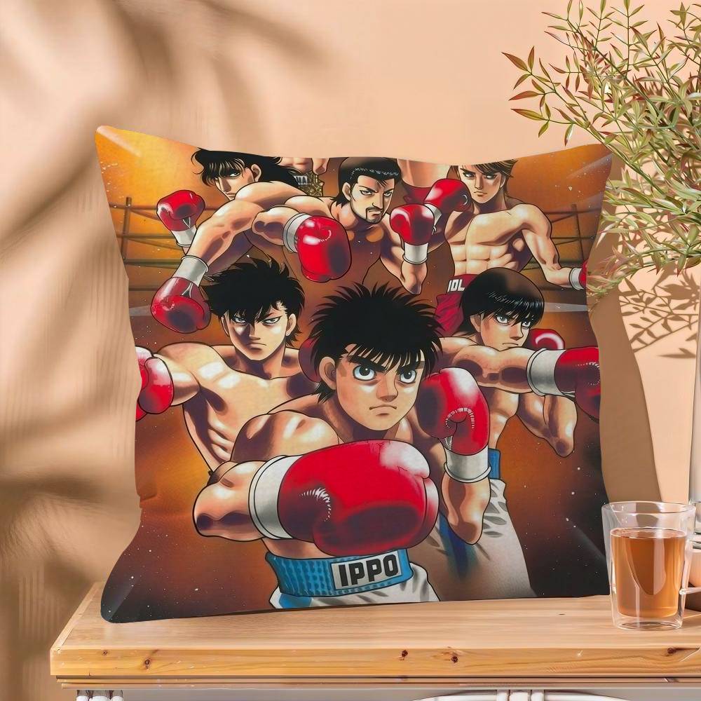 H-Hajime No Ippo Anime Boxing Personalized Pillow Cover Kids Bedroom Wild Party Decor Pillowcase kid Birthday shower Gift