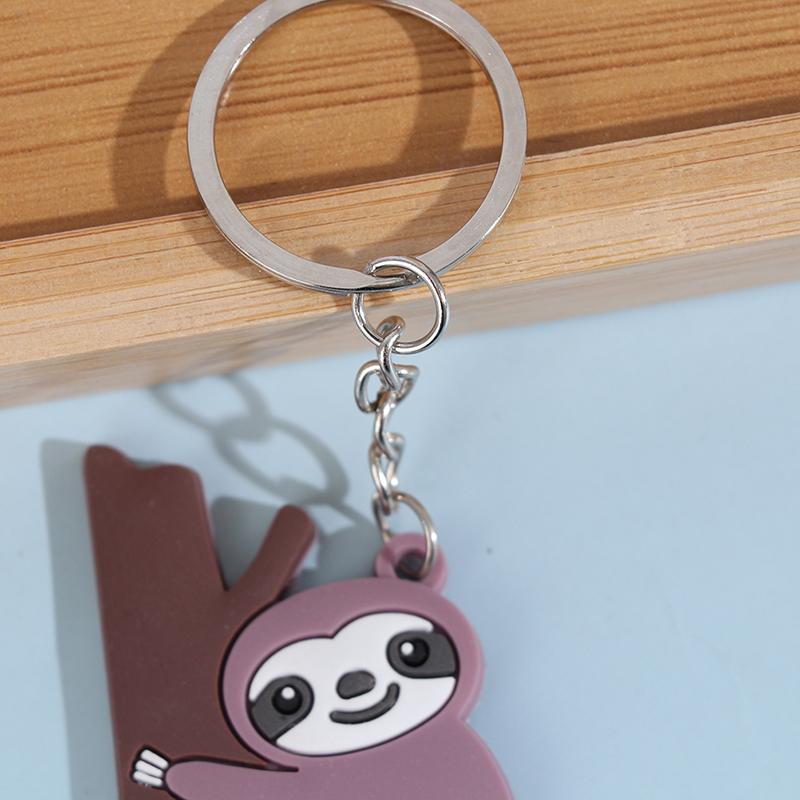 Брелок-подвеска «Сделай сам» из ПВХ «Ленивый», держатель для ключей, подарочная сумка для украшений, телефон, декор