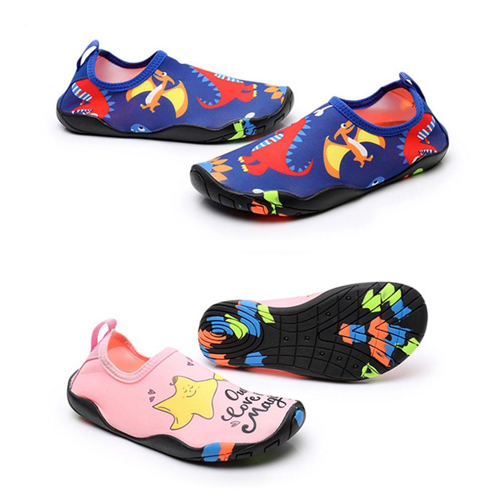 Нескользящая обувь для плавания босиком для детей, быстросохнущая обувь для воды для мальчиков и девочек 2–9 лет