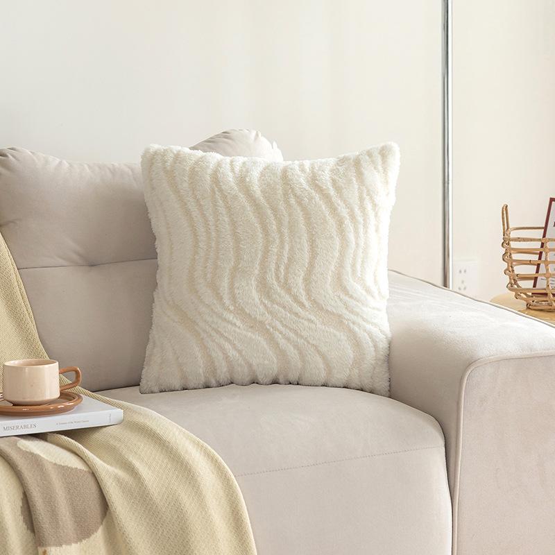 12x20'' дюймов Подушка Чехол для подушки с волнистым узором Жаккард Роскошный современный стиль Подушка для дивана для гостиной, спальни