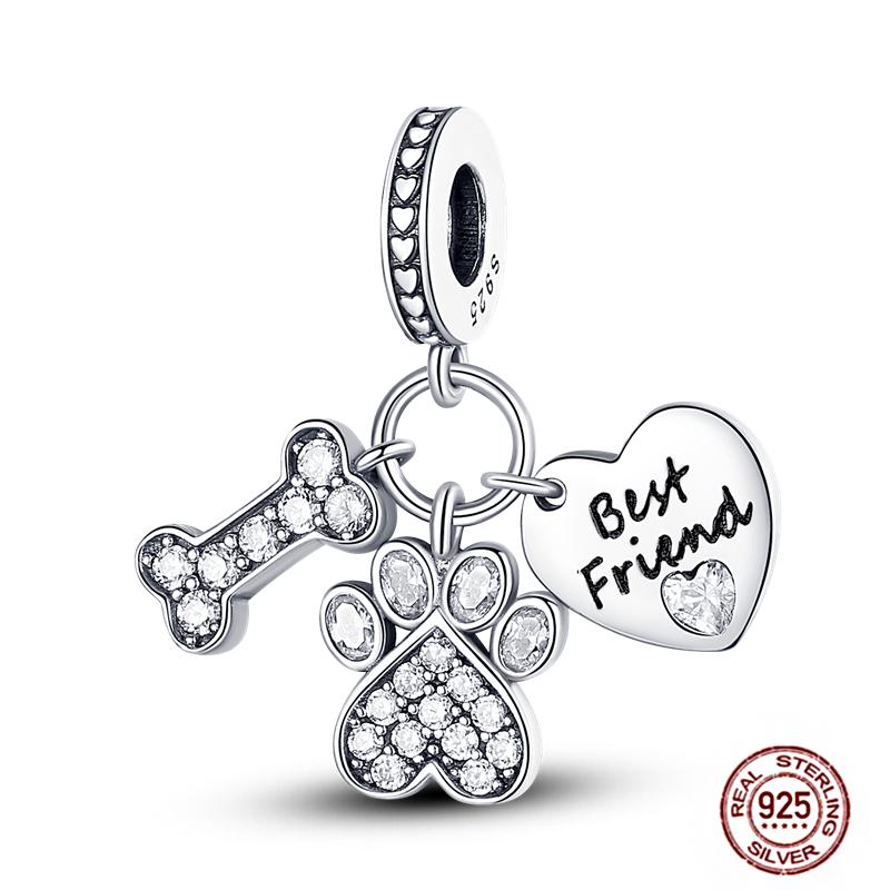 Woman Retro Copper Animal Tree Of Life Charms Beads Loveheart Fit Original Pendant Bracelet Diy Jewelry Making Gift