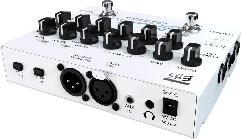 EBS Stanley Clarke Signature Acoustic Preamp Tanley Clarke Signature Acoustic Preamp White