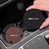 Car Styling Auto Coaster Water Cup Slot Non-Slip Mat Pad For Mercedes Benz AMG GLC GLE CLA W204 W205 W203 W211 W212 W213