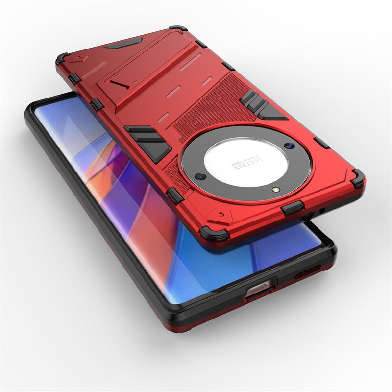 Чехол для Honor X9A Чехол для Honor X9A X9B Противоударная Силиконовая Броня PC Держатель Нескользящая Защитная Задняя Крышка Телефона Для Honor X9A
