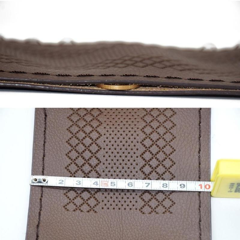 Чехол на руль автомобиля, кожа из микрофибры, перфорированная оплетка на руль, чехлы на руль, подходят для