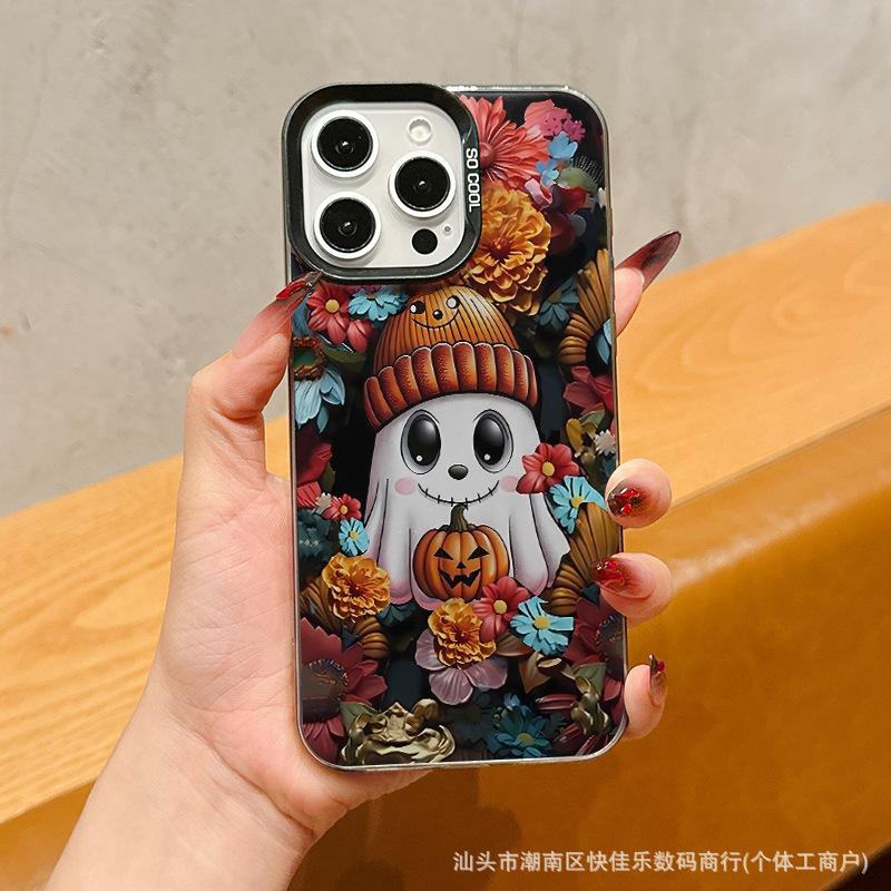 Креативный мультяшный чехол для iPhone 16PROMAX, простой чехол для iPhone 14PLUS, 13PRO, противоударный чехол для мобильного телефона 11/12, X/XS