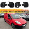 Для Berlingo III Combo E Peugeot Partner II Rifter 2012-2018 Автомобильная наклейка Чехол на зеркало заднего вида Боковое зеркало Колпачок крыла Накладка Отделка