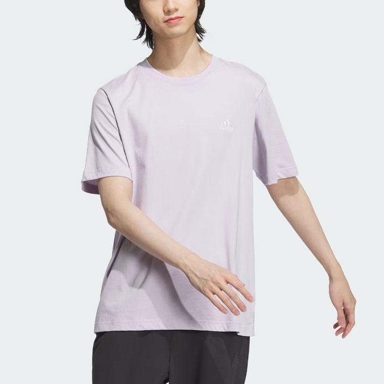 adidas Футболка унисекс серебристо-фиолетовая JI9067