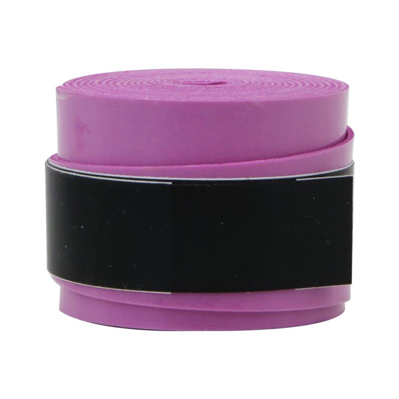 Elastic Perforated PU Leather Overgrip for Badminton, Tennis & Table Tennis Rackets, Fishing Rods with Ribbed Sweatband
