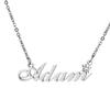 Bulk Jewelry 18k Gold Plated Customized DIY Name Letter Pendant Necklace Non  Fade Tarnish Stainless Steel Custom Name Necklace