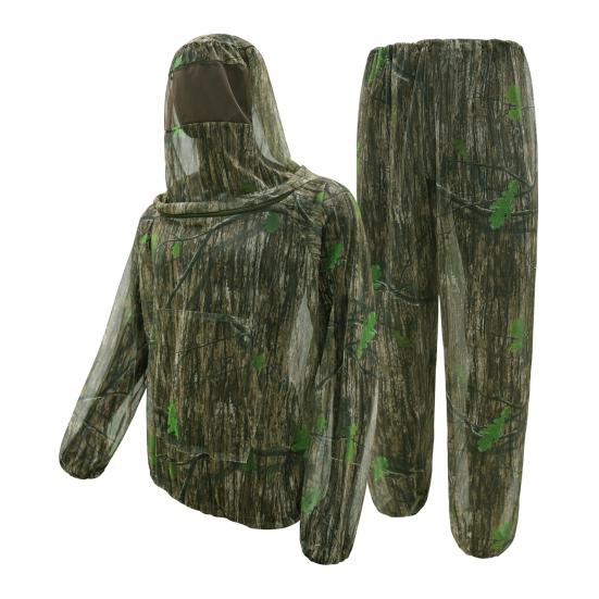 Camouflage Mosquito Suit for Men Women, Insect Mosquito Protection Jacket And Pants, Mosquito Proof Clothing with Mesh Hood for Outdoor Camping