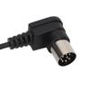 Plug and Play 90 Degree Elbow 3.5mm to DIN 8PIN Converter Cable  Audio Equipment Connection