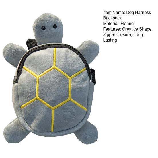 Рюкзак с быстросъемной пряжкой и застежкой-молнией, регулируемая переноска для домашних животных в форме черепахи с рисунком из мультфильма