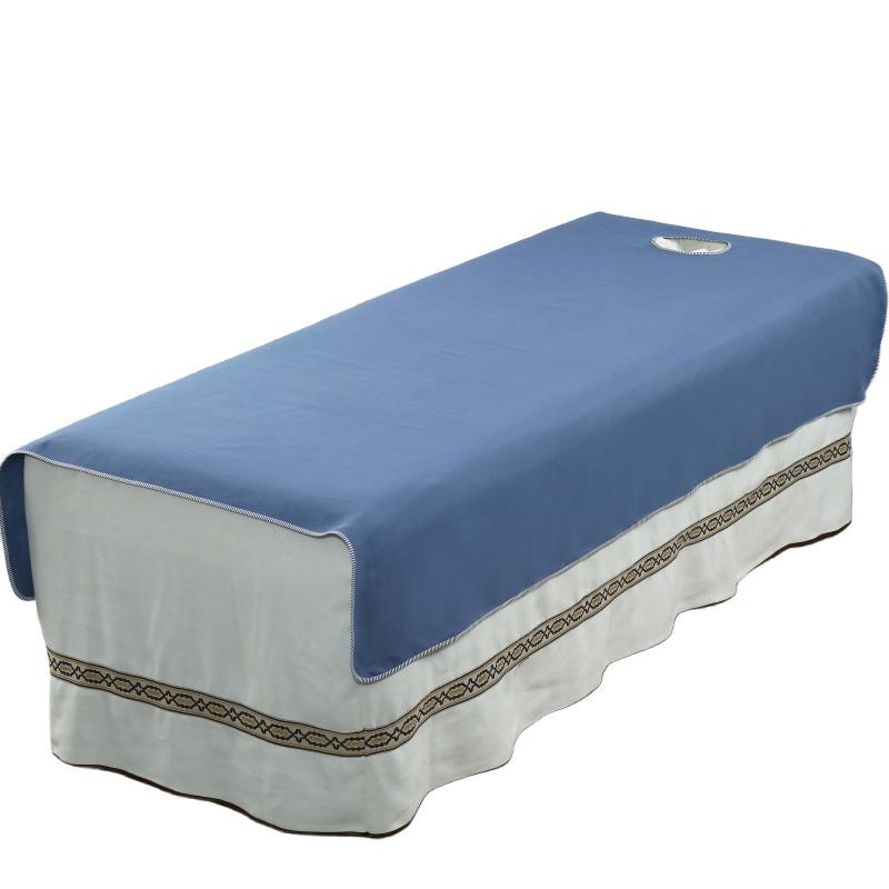 1PC For Spa Clubs Washable Beauty Salon Durable Massage Bed Sheets Solid Color Wrinkle-resistant Bed Cover Bed Sheet