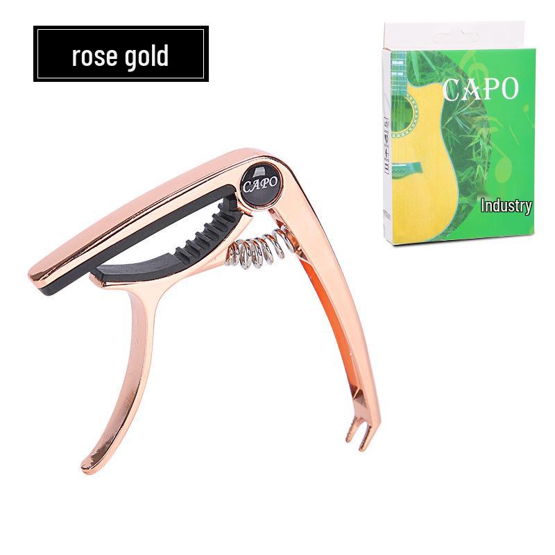 Zinc Alloy Dual-Use Capo for Acoustic & Electric Guitars