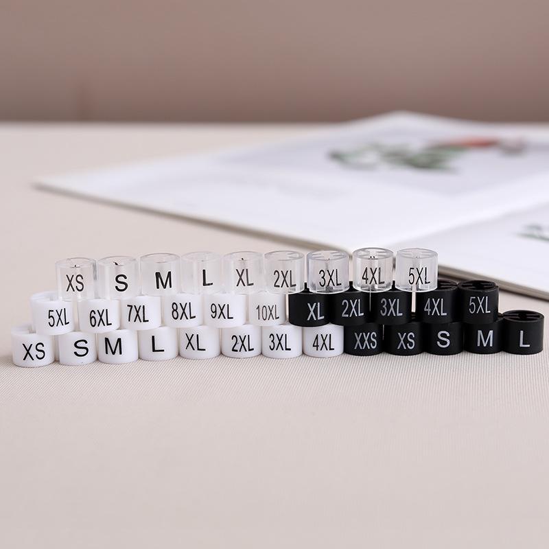 Двусторонний круглый клип-маркер размера одежды для взрослых и детских вешалок