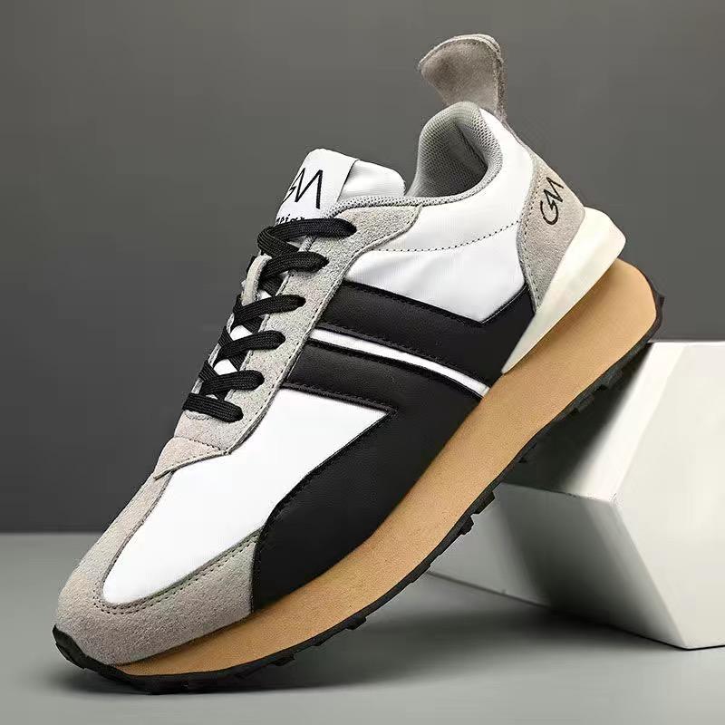 Мужские повседневные сетчатые дышащие туфли, черные, белые, на толстой платформе, спортивные кроссовки для скейтбординга, мужские теннисные кроссовки, дорожные лоферы 44