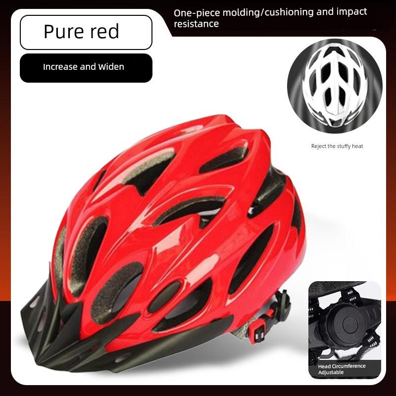 Yu Zhaolin's Premium Bicycle Helmet with Integrated Goggles, One-Piece Riding Helmet for Men and Women, Mountain and Road Safety Helmet