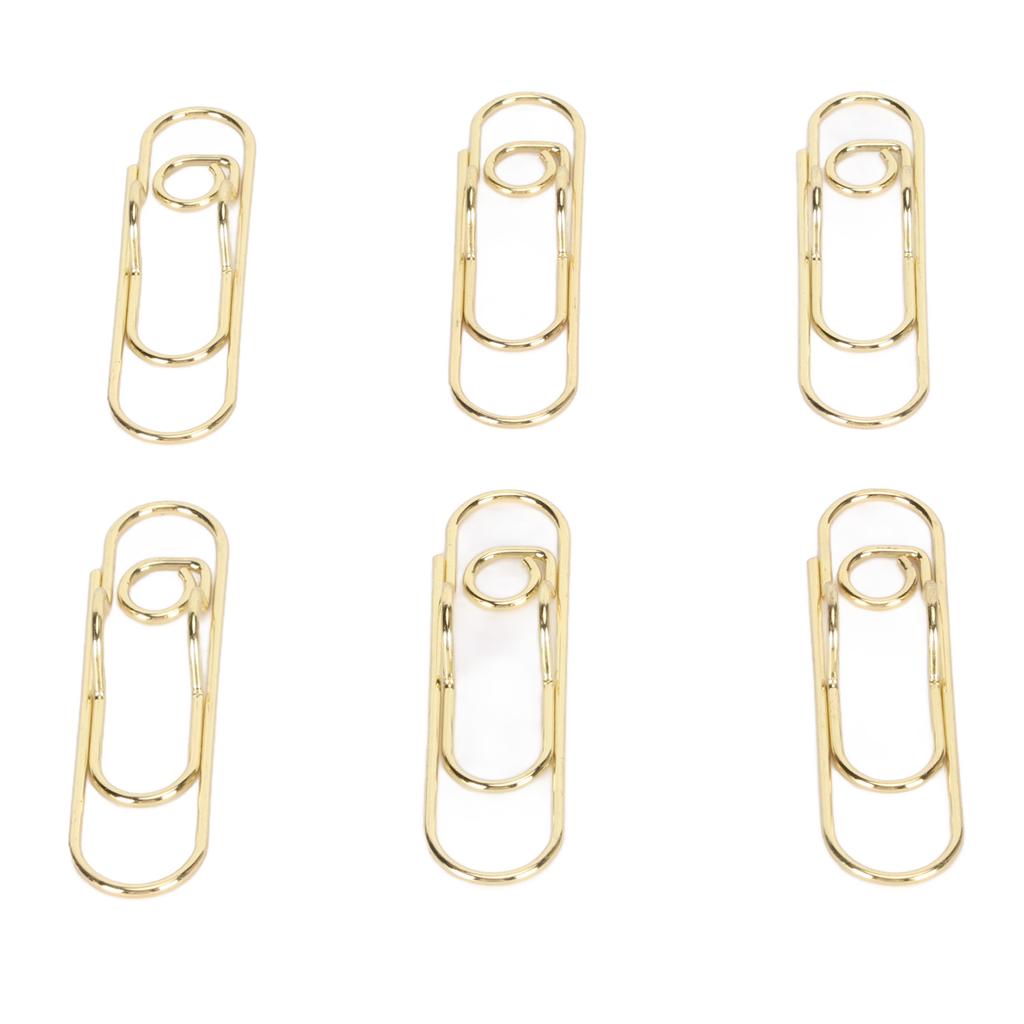 40 шт. зажимов для ручек из углеродистой стали, золотые зажимы для ручек, маленькие портативные зажимы для канцелярских принадлежностей 