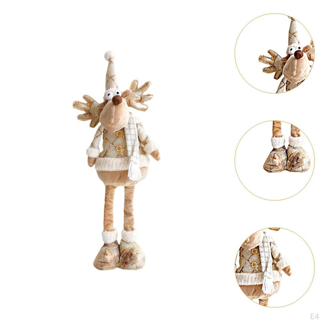 Рождественская фигурка, домашний декор, товары для творчества, телескопическая кукла, мягкая игрушка для