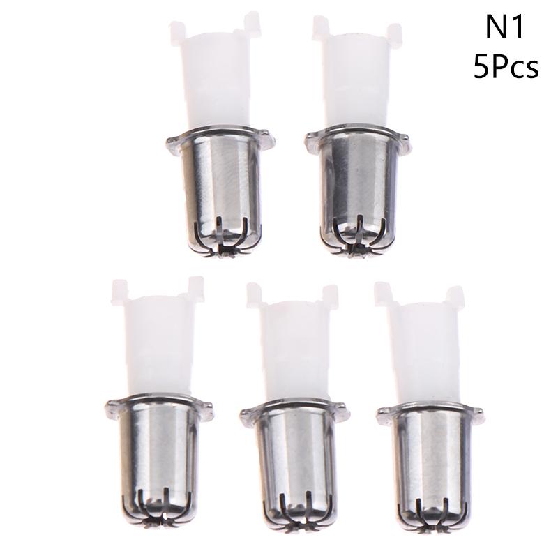 5 шт. 22 мм головки триммера для носа сменные головки для стрижки волос в носу 3-в-1 бритва черно-белая для чистки носа аксессуары